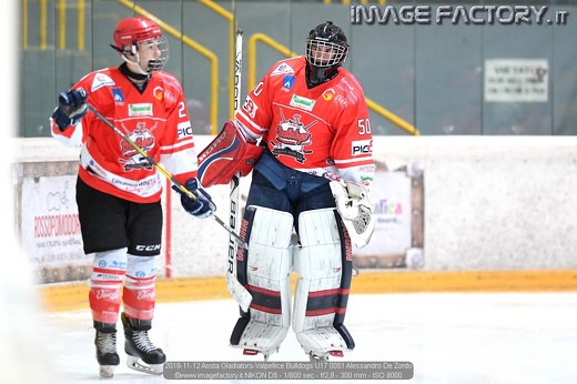 2019-11-12 Aosta Gladiators-Valpellice Bulldogs U17 0051 Alessandro De Zordo